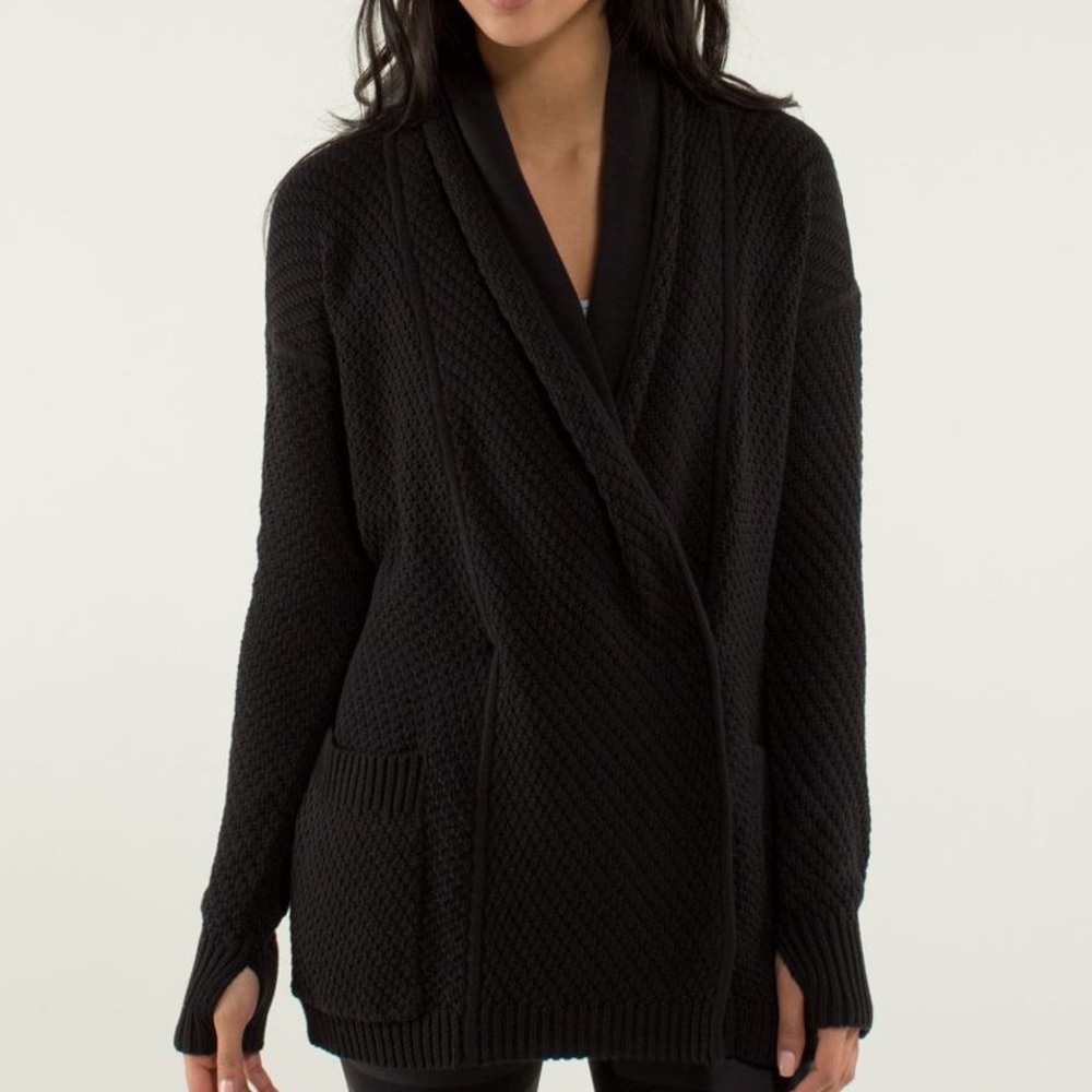 Lululemon Post Practice Cardigan Sweater